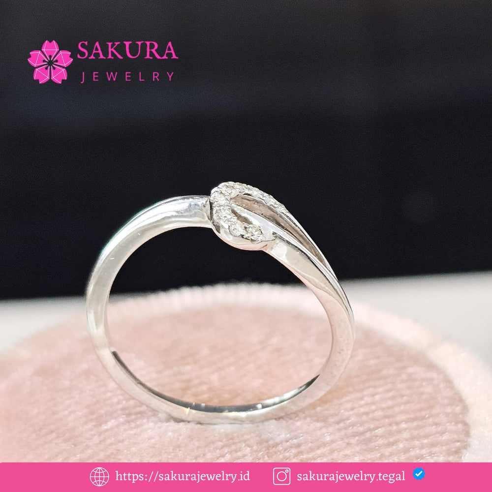 Diamond Rings Code D0WV24 Berlian Natural