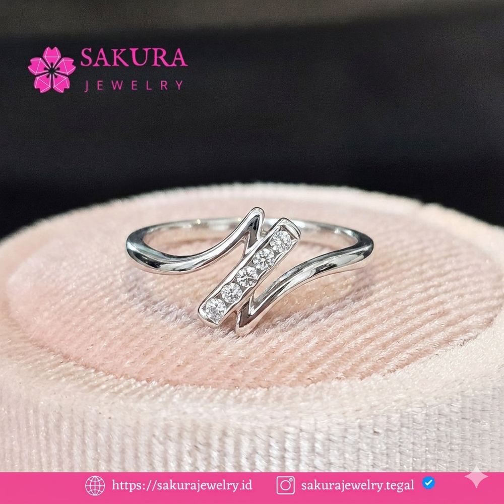 Diamond Rings Code D0WV8E Berlian Natural