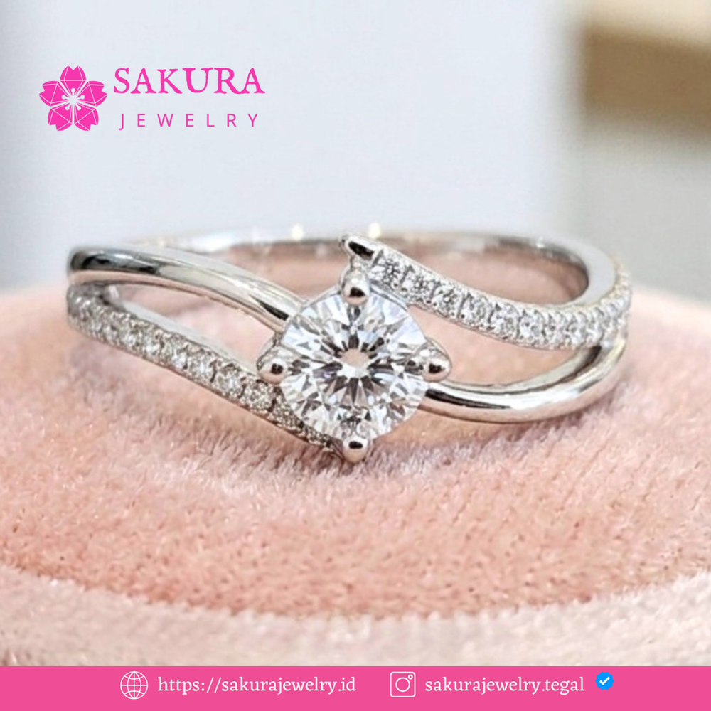 Diamond Rings Code D0WV9M Berlian Natural