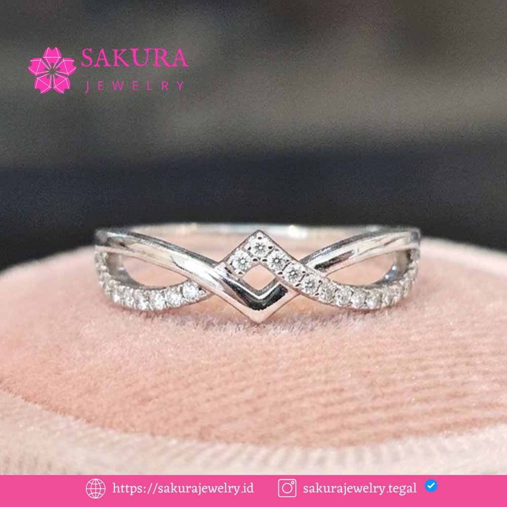 Diamond Rings Code D0WVHF Berlian Natural