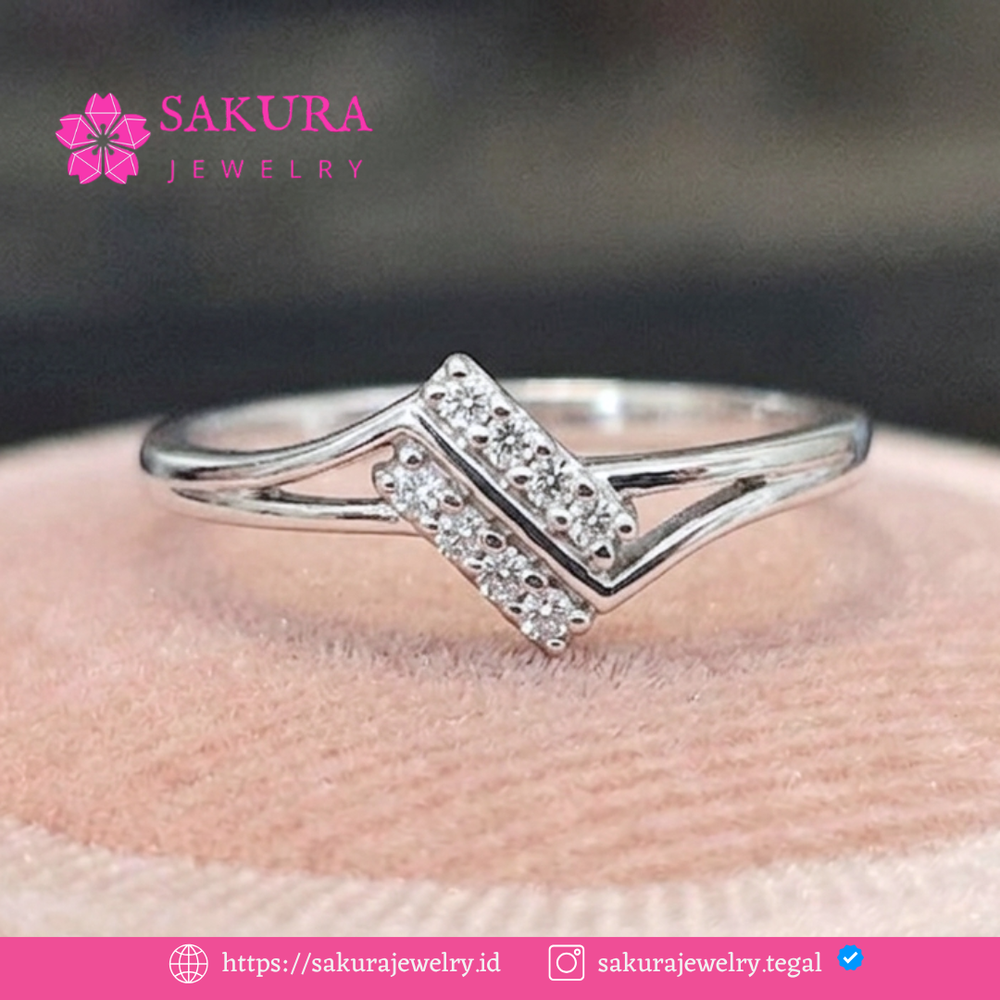Diamond Rings Code D2W0KS Berlian Natural