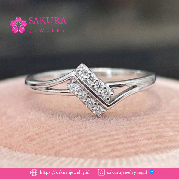 Diamond Rings Code D2W0KS Berlian Natural