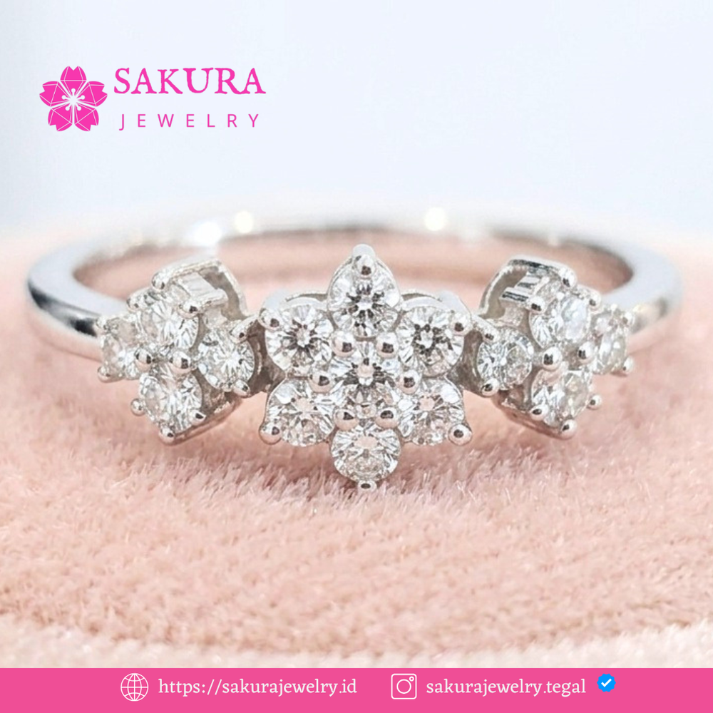 Diamond Rings Code D2X6RT Berlian Natural