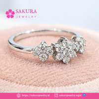 Diamond Rings Code D2X6RT Berlian Natural