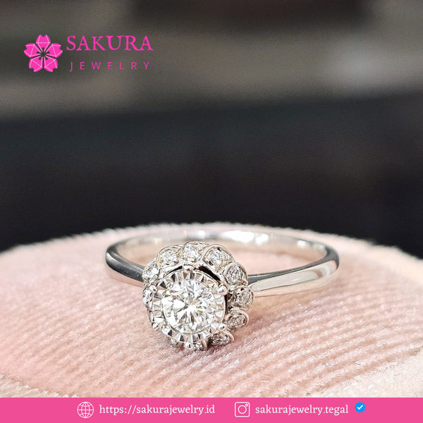 Diamond Rings Code D5X0UE Berlian Natural