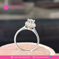 Diamond Rings Code D5X0UE Berlian Natural