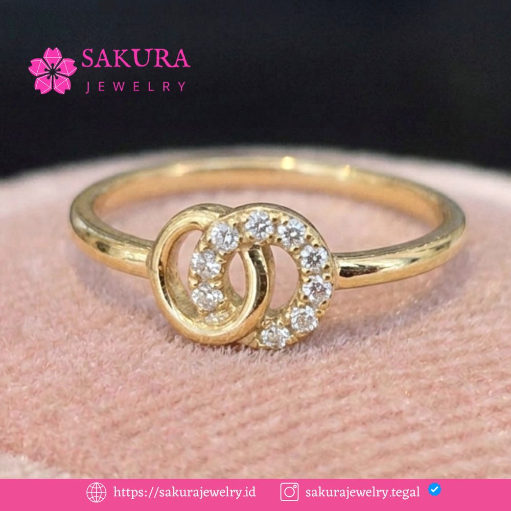 Diamond Rings Code D5XU5V Berlian Natural