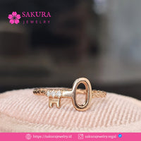 Diamond Rings Code D5XUZX Berlian Natural