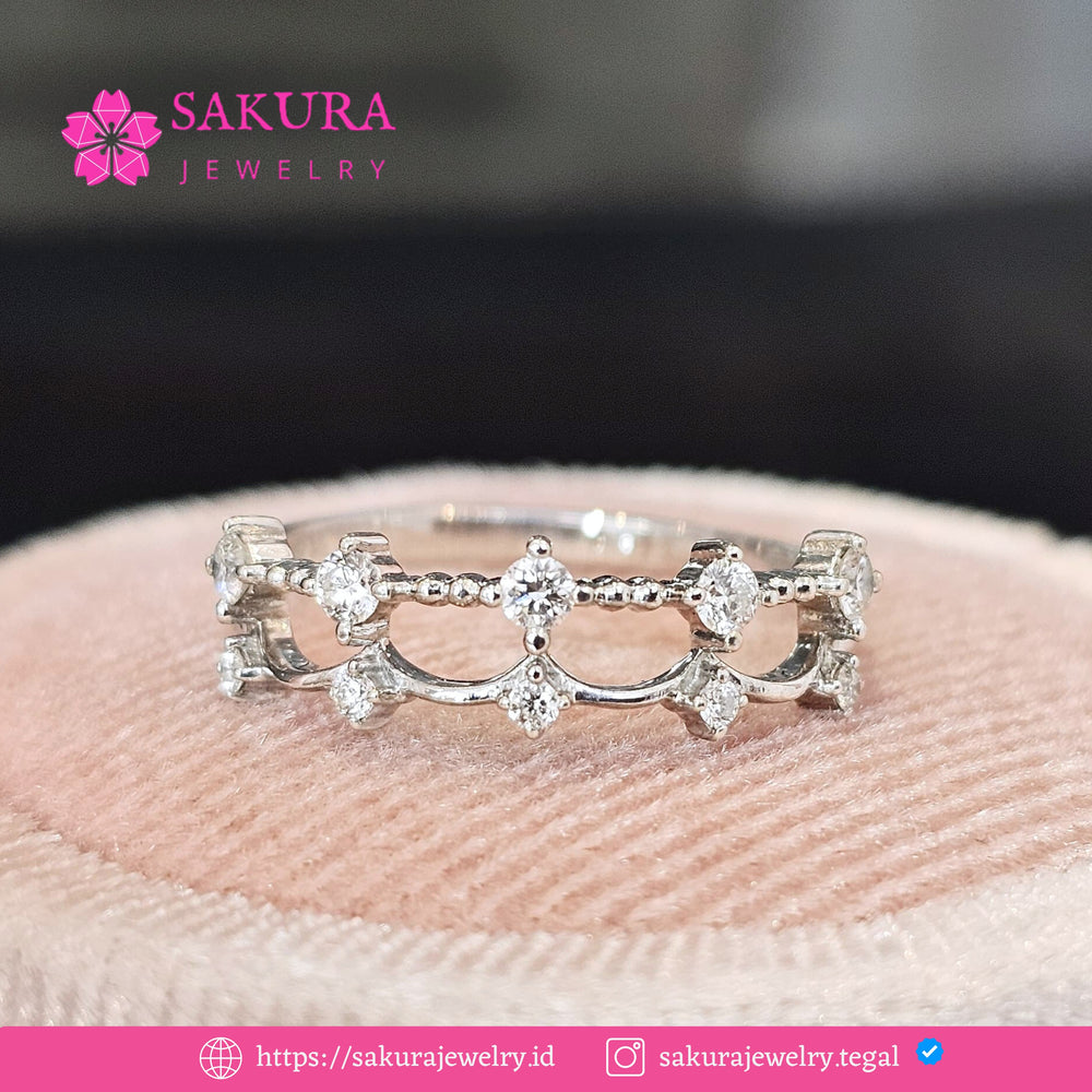 Diamond Rings Code D5XZF2 Berlian Natural