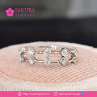 Diamond Rings Code D5XZF2 Berlian Natural