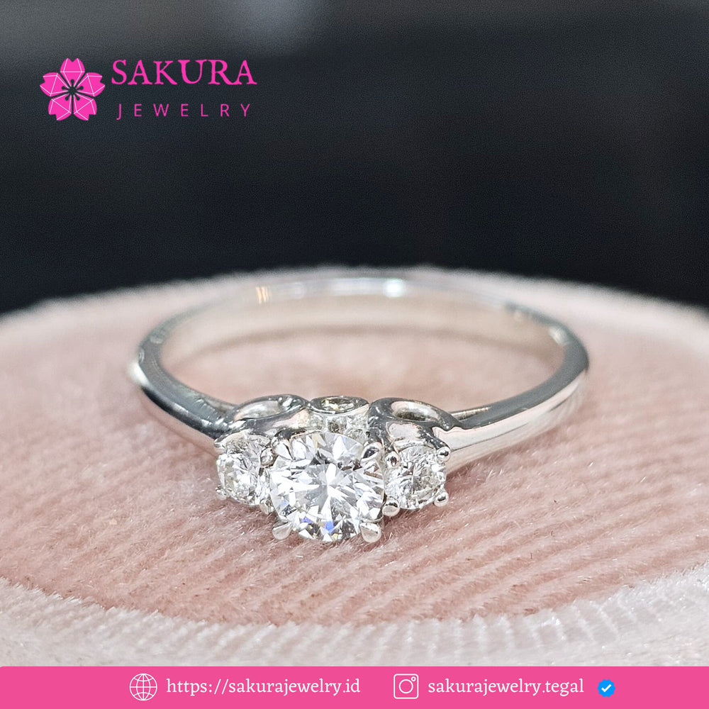 Diamond Rings Code D5Y189 Berlian Natural