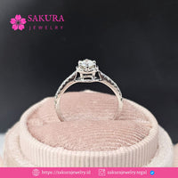 Diamond Rings Code D5Y1HU Berlian Natural