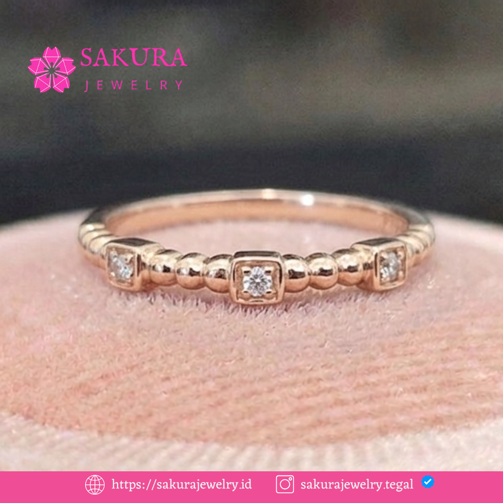 Diamond Rings Code D5Y2A9 Berlian Natural