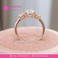 Diamond Rings Code D5Y2CX Berlian Natural