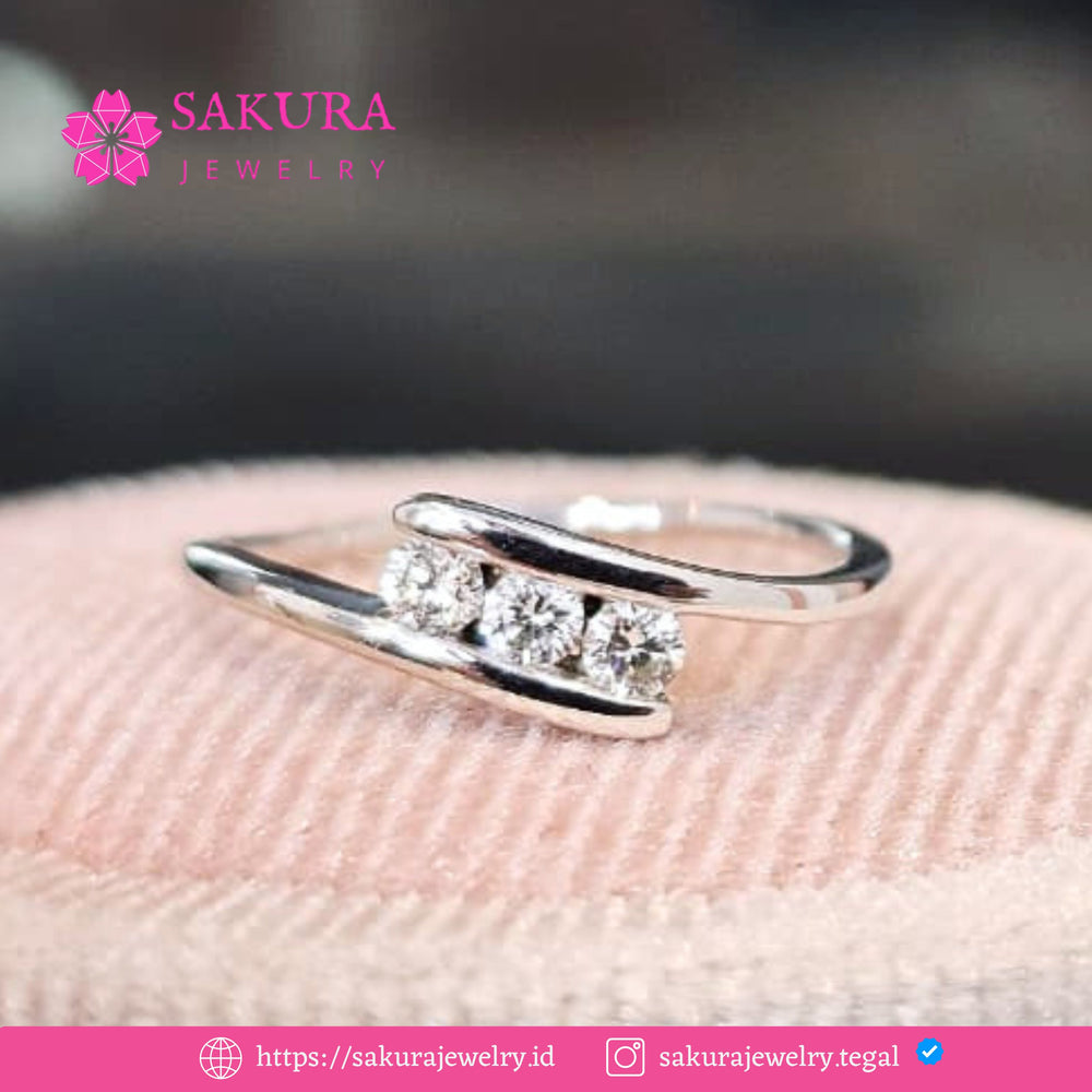 Diamond Rings Code D5Y3MA Berlian Natural