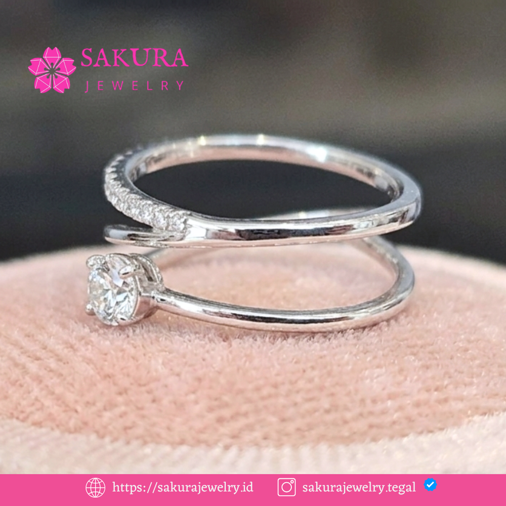 Diamond Rings Code D5Y3PY Berlian Natural