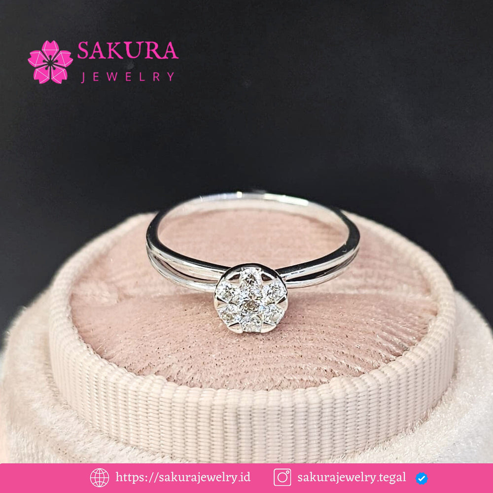 Diamond Rings Code D6WA27 Berlian Natural