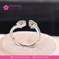 Diamond Rings Code D6WDHG Berlian Natural