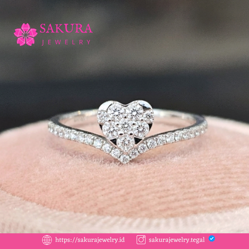 Diamond Rings Code D6WFRG Berlian Natural
