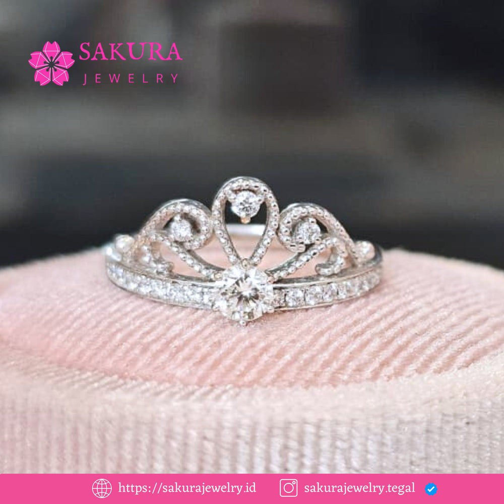 Diamond Rings Code D6WLNU Berlian Natural