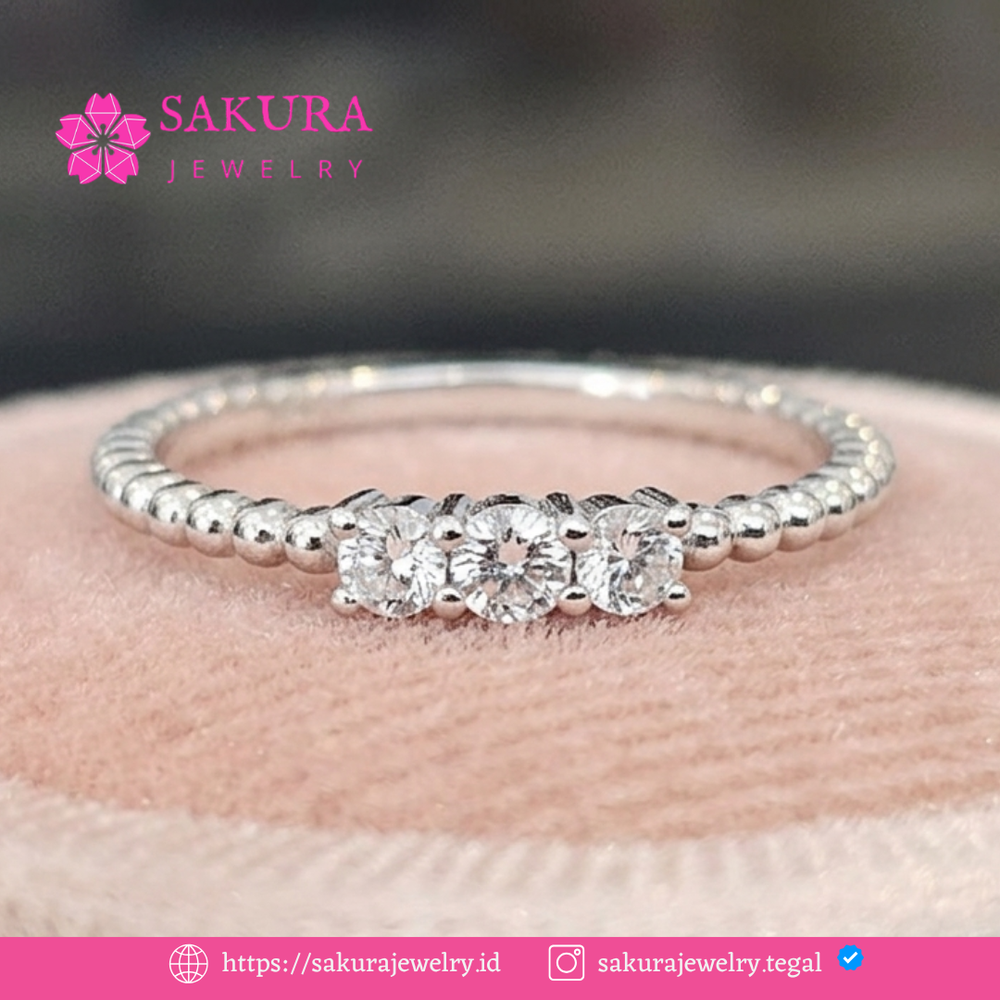 Diamond Rings Code D6WM55 Berlian Natural