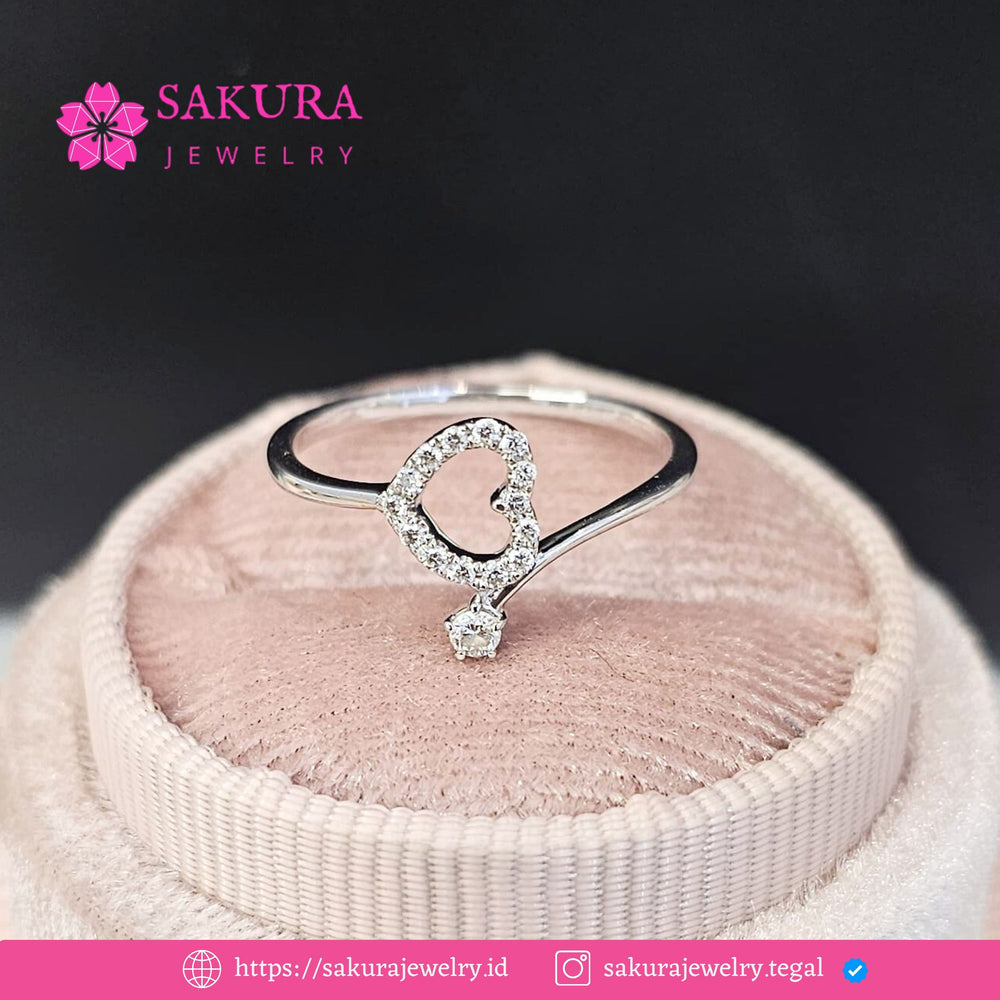 Diamond Rings Code D6WP49 Berlian Natural