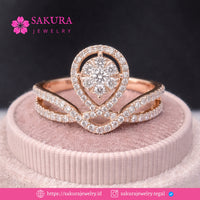 Diamond Rings Code D6WPC5 Berlian Natural