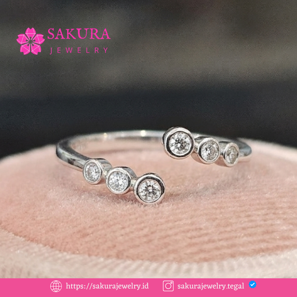 Diamond Rings Code D6WRM1 Berlian Natural