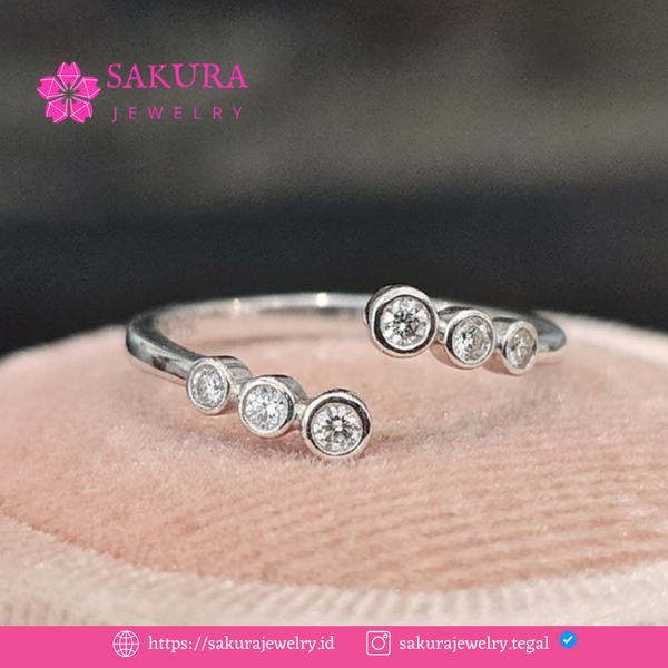 Diamond Rings Code D6WRM1 Berlian Natural