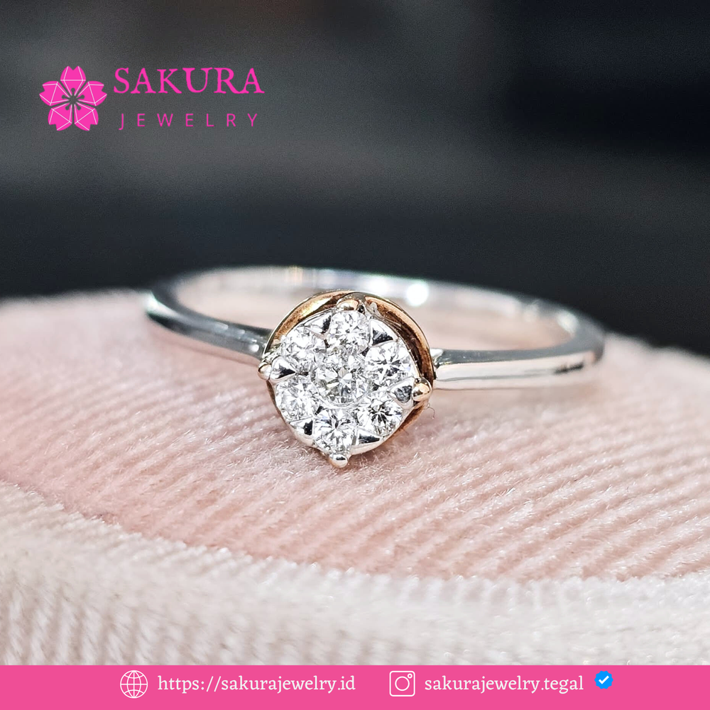 Diamond Rings Code D6WRWF Berlian Natural