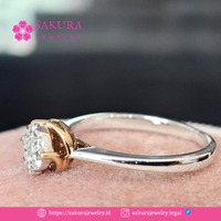 Diamond Rings Code D6WRWF Berlian Natural