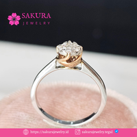 Diamond Rings Code D6WRWF Berlian Natural