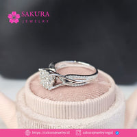 Diamond Rings Code D6WU32 Berlian Natural