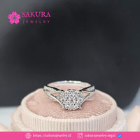 Diamond Rings Code D6WU32 Berlian Natural