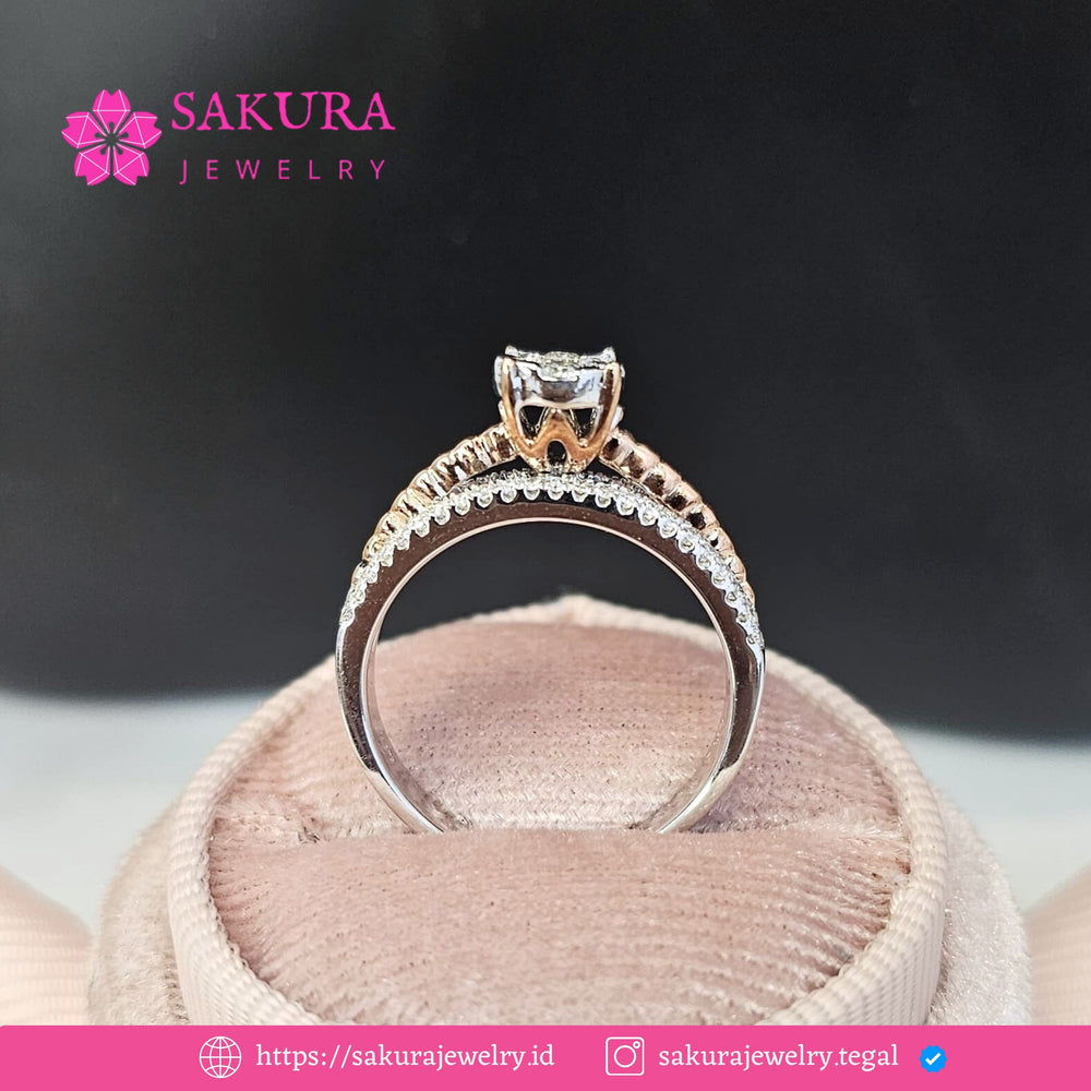 Diamond Rings Code DD6WVT9 Berlian Natural