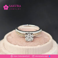 Diamond Rings Code DD6WVT9 Berlian Natural