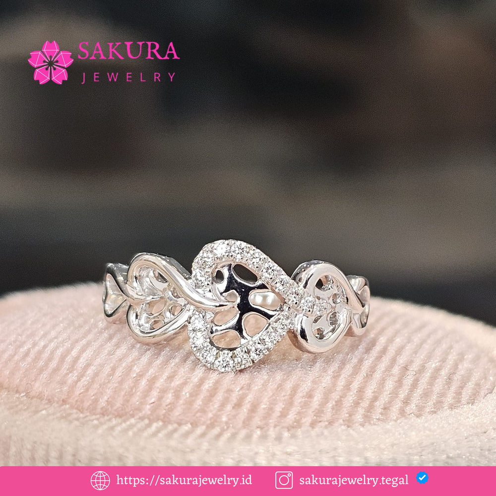 Diamond Rings Code D6WW9R Berlian Natural