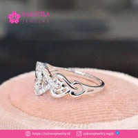 Diamond Rings Code D6WW9R Berlian Natural
