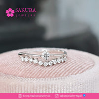 Diamond Rings Code D6WWF2 Berlian Natural