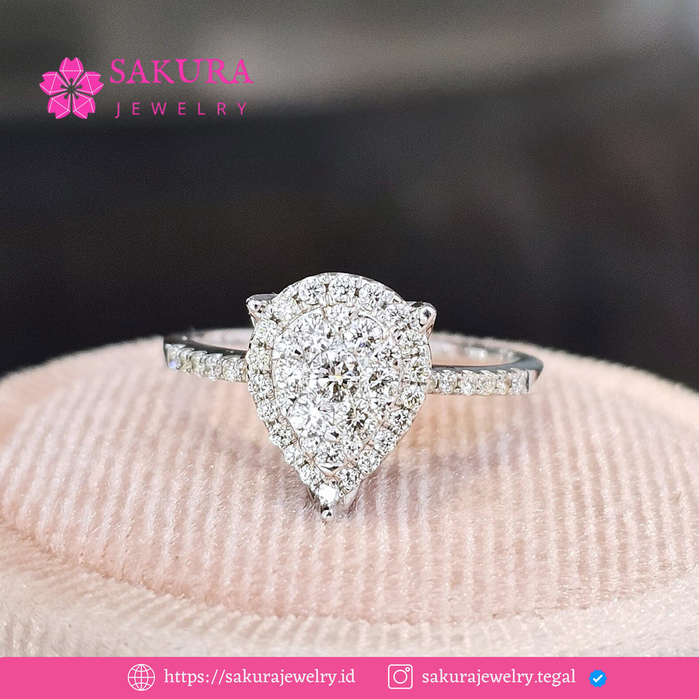 Diamond Rings Code D6WXR5 Berlian Natural