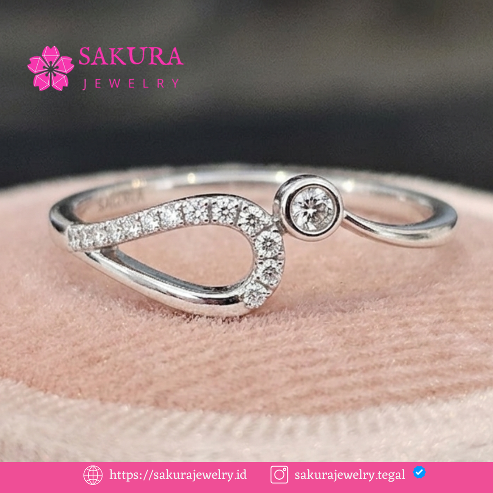 Diamond Rings Code D6WY0D Berlian Natural