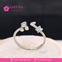 Diamond Rings Code D6X4P3 Berlian Natural