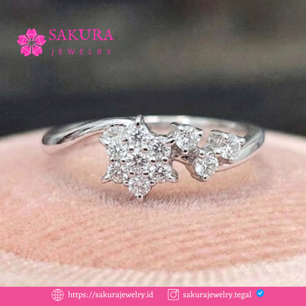 Diamond Rings Code D6XDJ4 Berlian Natural