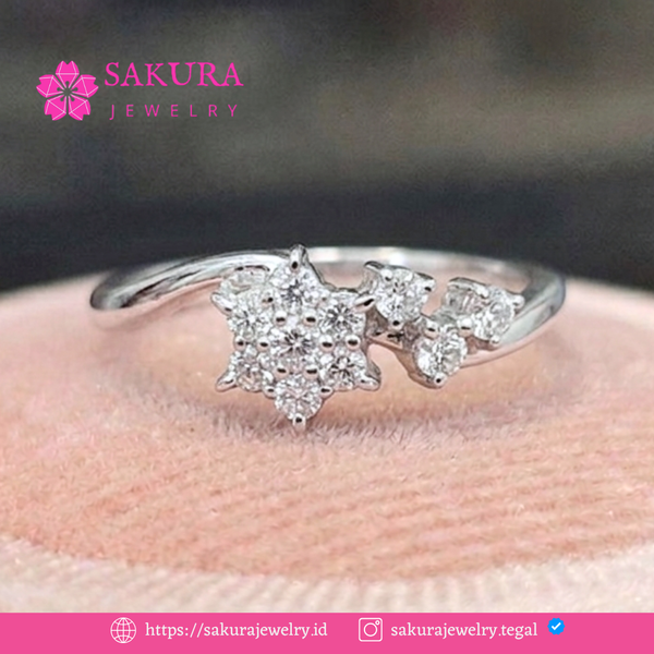 Diamond Rings Code D6XDJ4 Berlian Natural
