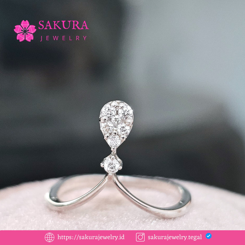 Diamond Rings Code D6XLC8 Berlian Natural