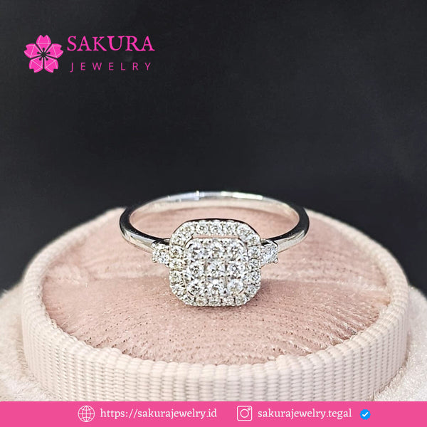 Diamond Rings Code D6XM4G Berlian Natural