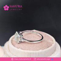 Diamond Rings Code D6XM4G Berlian Natural