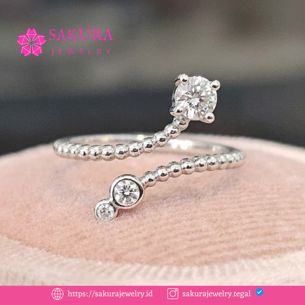 Diamond Rings Code D6XMK3 Berlian Natural