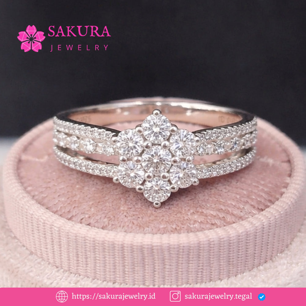 Diamond Rings Code D6XT8L Berlian Natural
