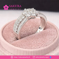 Diamond Rings Code D6XT8L Berlian Natural